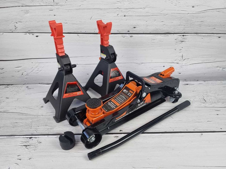 PROMOCJA! NOWY Podnośnik Niskoprofilowy 2,5T + Podstawki 3T