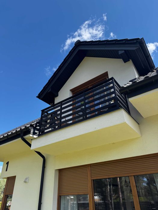 Barierki balustrady aluminiowe zabezpieczenie okienne balkon francuski