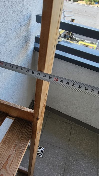 Szafka na buty na balkon na działkę drewniana ikea