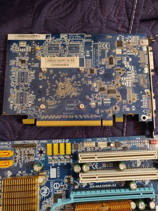 Плата с Sempron + RAM+ GPU