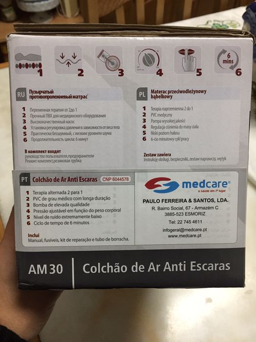 Colchão de Ar Anti Escaras