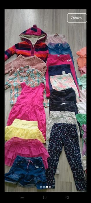 Ubranka 98/104/110 dziewczynka