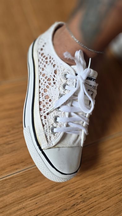 Tenis all star em renda tam 37
