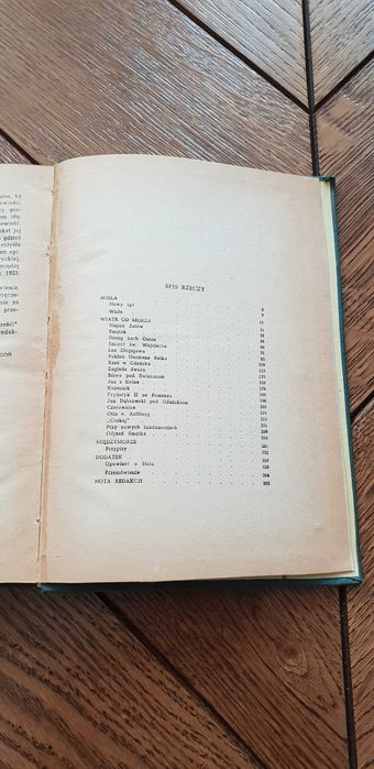 Książka rok 1957 "Wiatr od morza -Wisła-Międzymorze" Stefan Żeromski