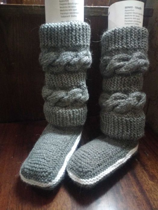 Тёплые подарочки Носки вязаные ручной работы