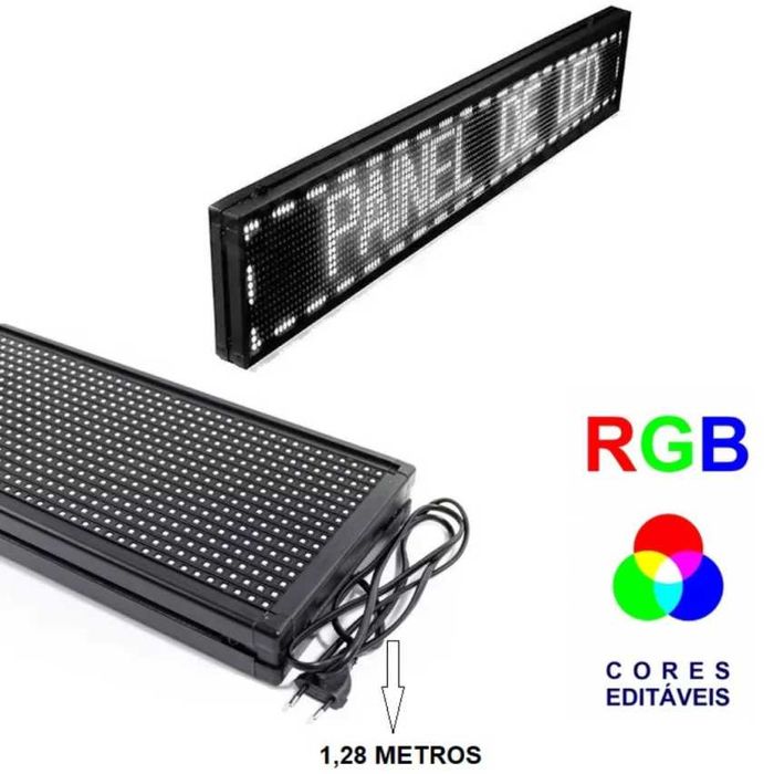 Painel Led Outdoor Wi-Fi para Interior