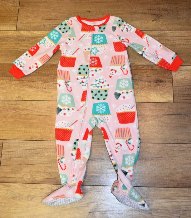 Ромпер, сліп, піжама фліс Carter's дівчинці 80-92 см, 1-2 роки