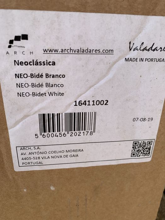 Bidé Valadares Neoclássica NOVA