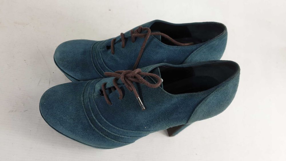 MELLOW YELLOW czółenka na platformie skóra naturalna 36