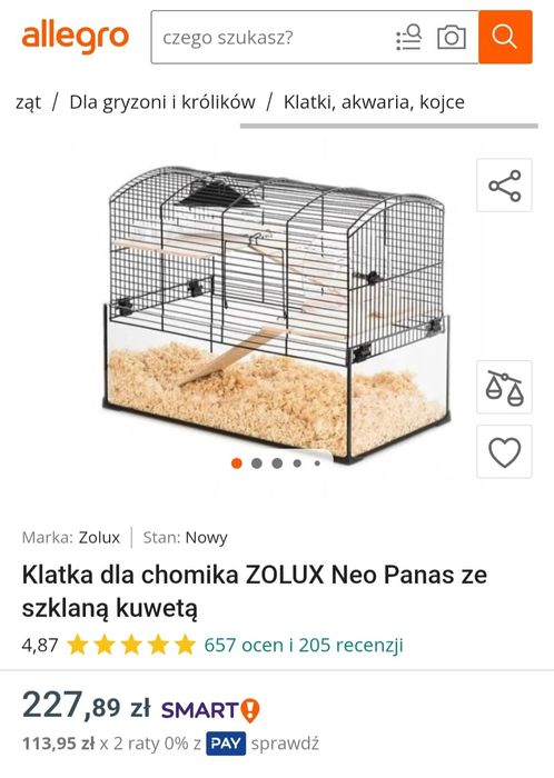 Klatka dla gryzoni