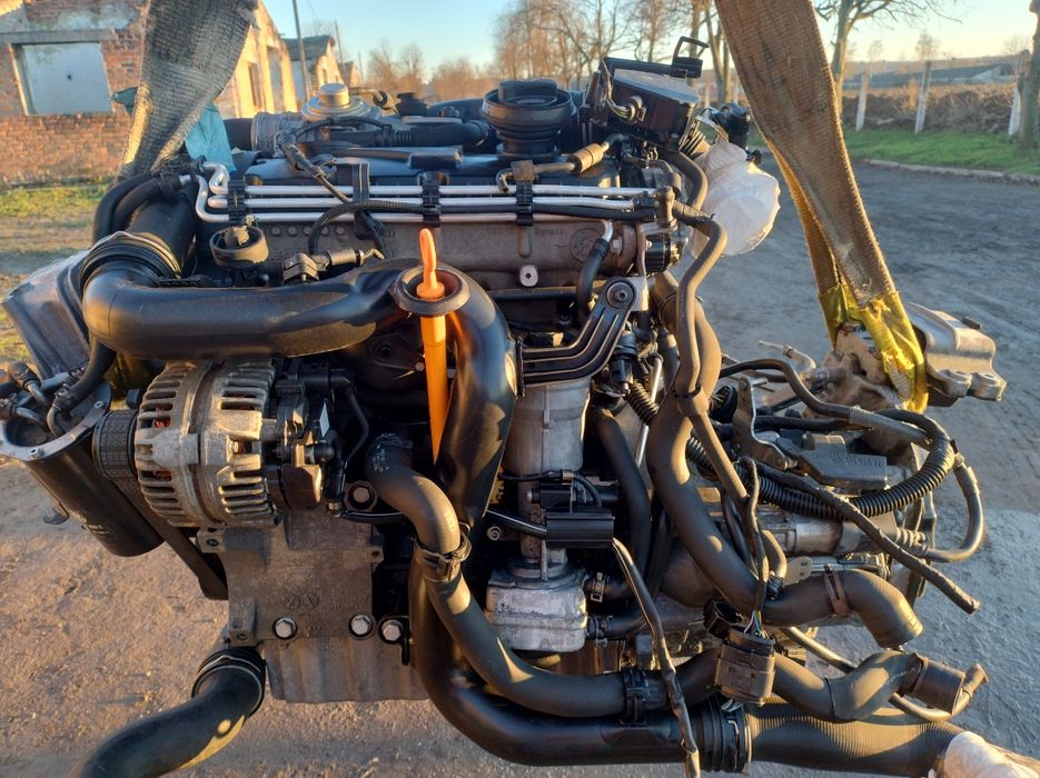 Двигун 2.0d з шкоди а5 з навісним і коробкою
