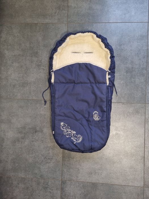 Зимовий конверт у коляску / санчата з натуральної вівчини