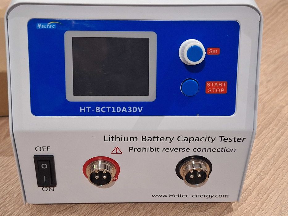 Tester pojemności akumulatorów Heltec HT-BCT10A30V Ładowarka LiFePO4