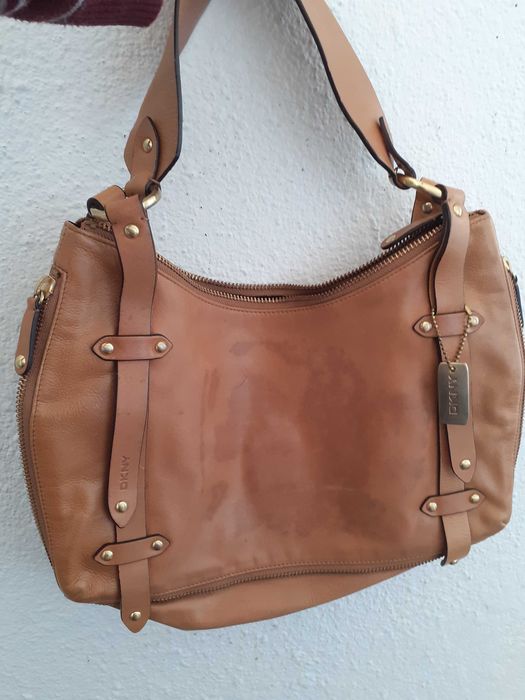 Mala DKNY Donna Karan camel pele