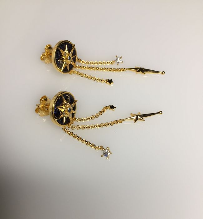 Знижка! Позолочені сережки Thomas Sabo  Роялті зірка