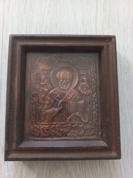 Ікона чеканка під склом