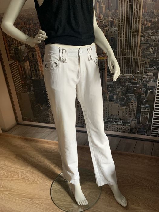 Брюки белые, котон, хлопок