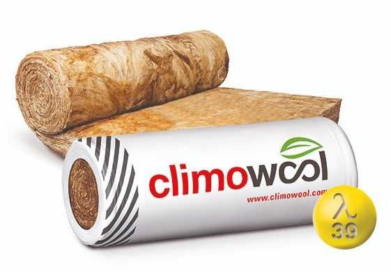 Mineralna wełna szklana climowool DF1 izolacja 100mm 0,39