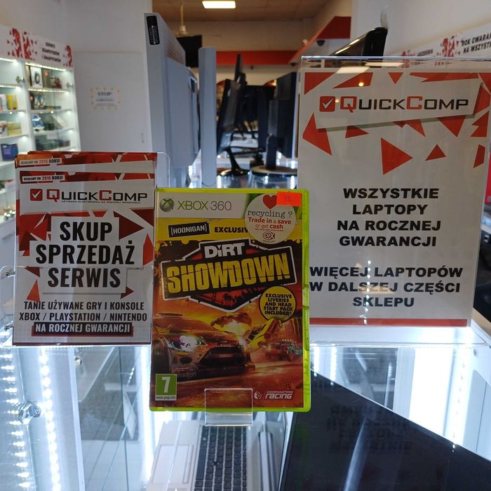 Gra XBOX 360 / X Series Dirt Showdown Gwar 1 rok QUICK-COMP
