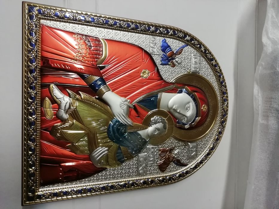 Virgin Mary Image in Silver64285338175490120