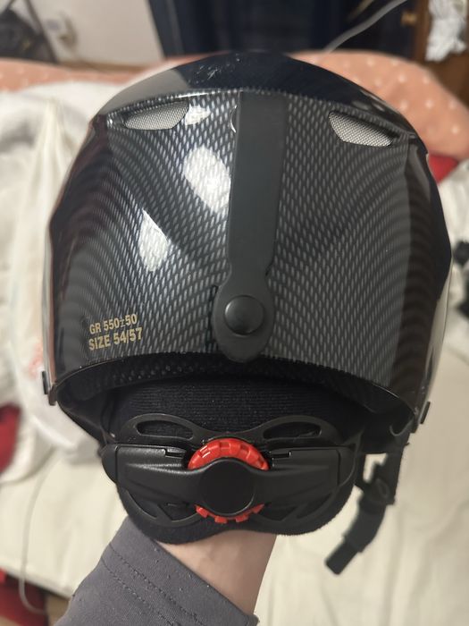 Capacete BullSki ajustável com viseira