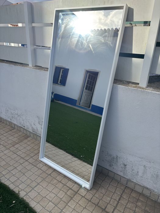 Espelho, branco, 65x150 cm - Nissedal IKEA