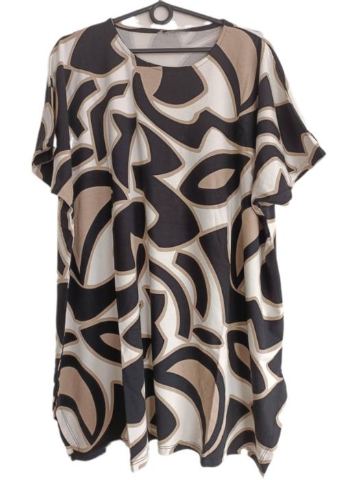 Bluzka plus size tunika duży rozmiar luźna 50/52/54/56