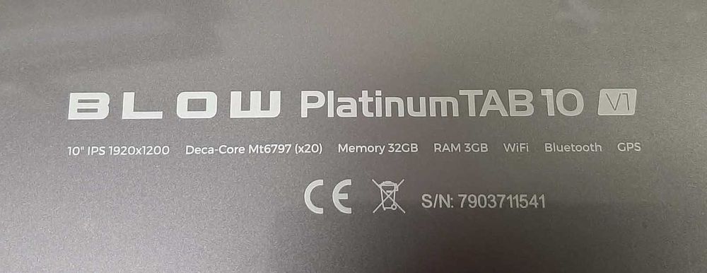 Tablet BLOW Platinum tab10 V1 10,1''