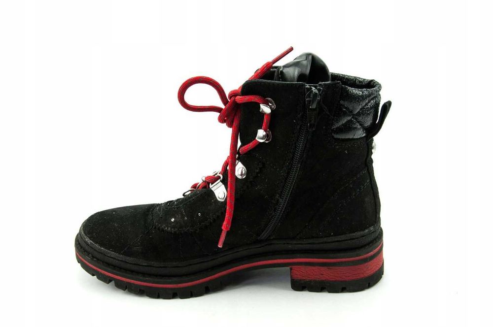 Buty s.Oliver Botki sznurowane r.36 Używane Wada