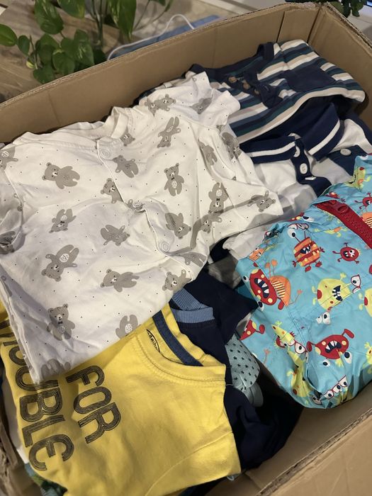 Duża paka paczka ubrań dla chłopca