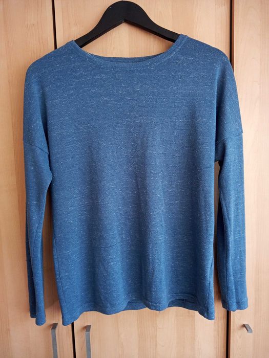 sweter sweterek niebieski melanż M L Carry