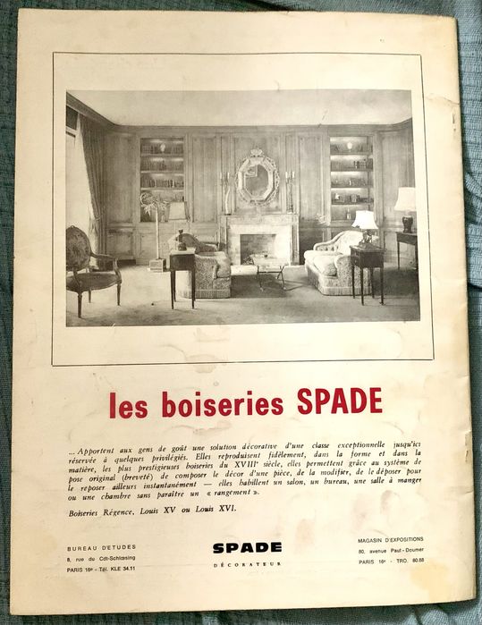Revista Mobilier Décoration 1972