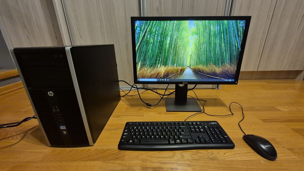 Komputer HP Compaq Elite 8300 + monitor Dell E2418HN 24” – gotowy zestaw