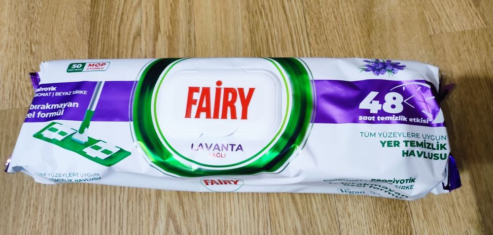 FAIRY wkłady do mopa nawilżane ścierki