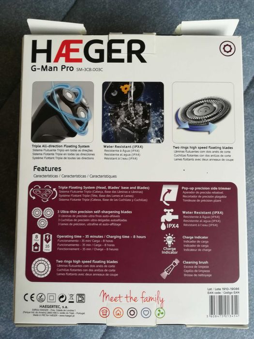 Máquina Barbear Haeger G-Man Pro