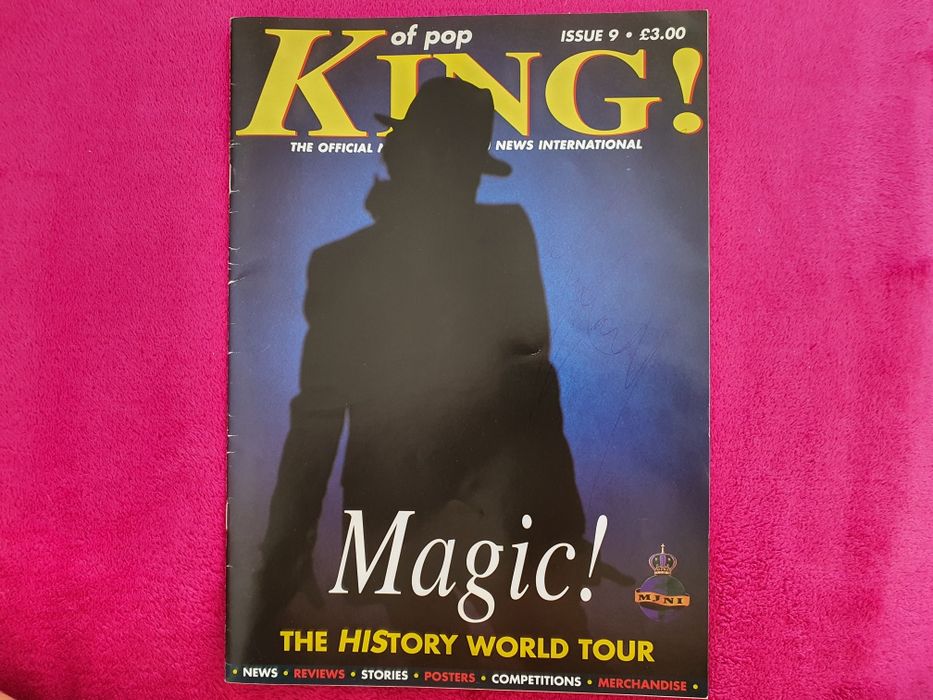 Autograf Oryginalny Michael Jackson - 2 autentyczne podpisy magaz King