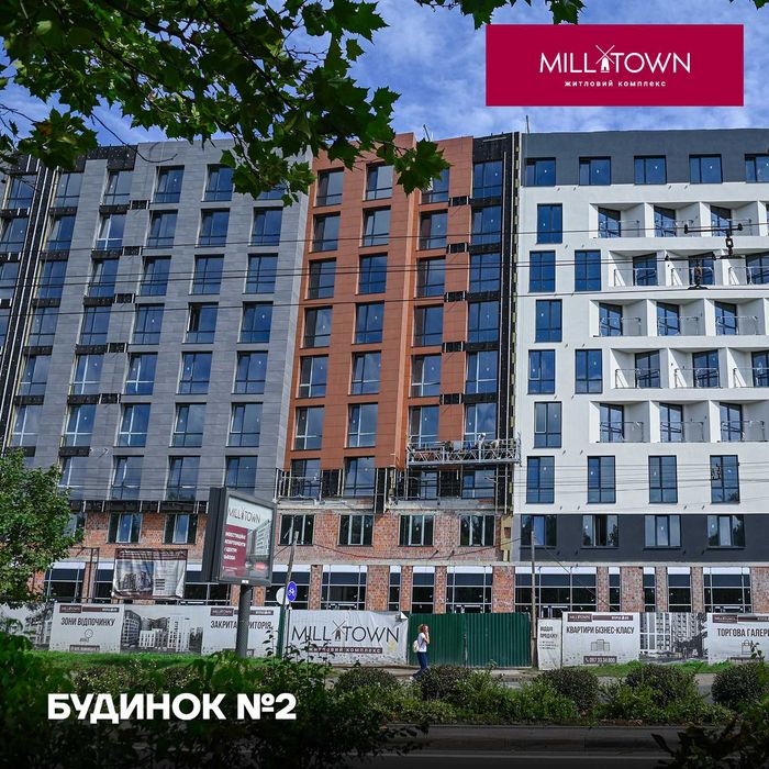 Продаж 1К апартаментів в новобудові ЖК МillTown (пр.Чорновола)