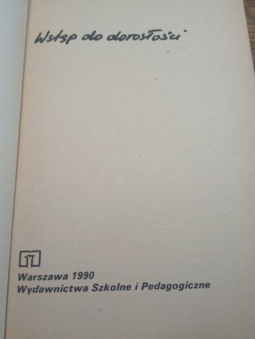 Wstęp do dorosłości. Andrzej Jaczewski