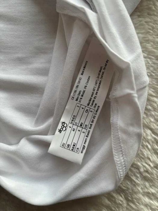 Sloggi MEN Basic soft rozmiar S męska podkoszulka bawełna