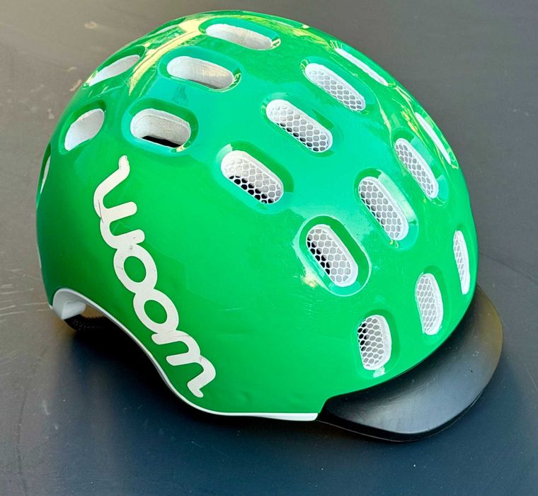 Kask rowerowy dziecięcy WOOM S 48–53 cm zielony