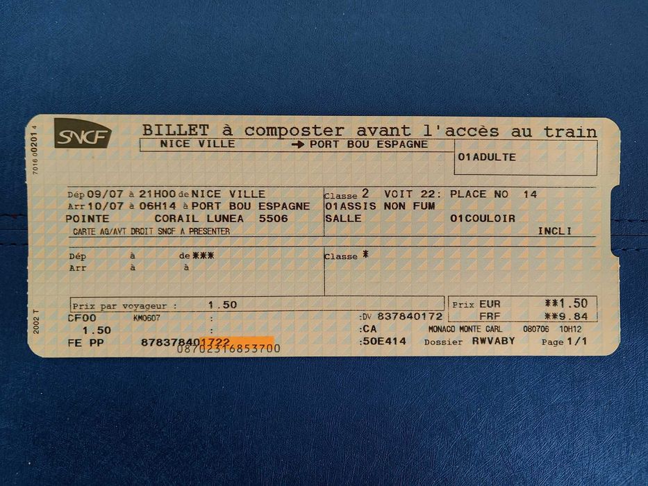 SNCF Bilety kolejowe Francja