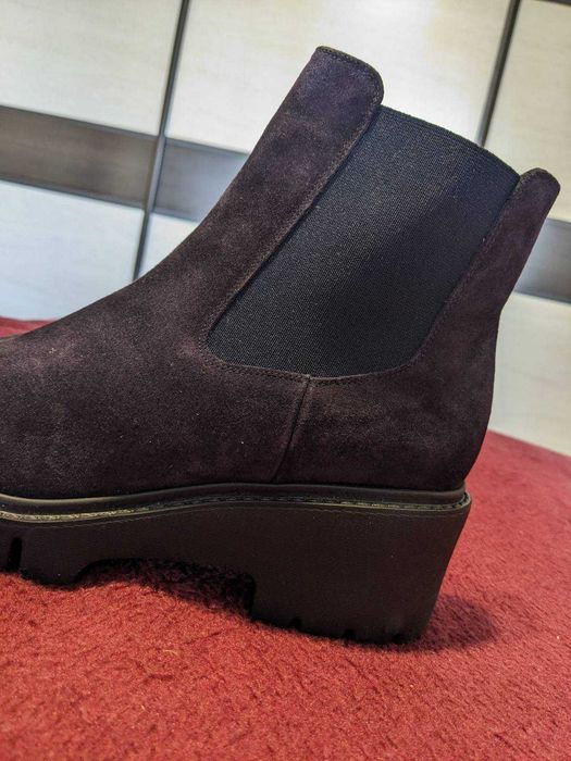 Брендовые женские челси UNISA /р.39/ нат. замша/ оригинал, Испания/