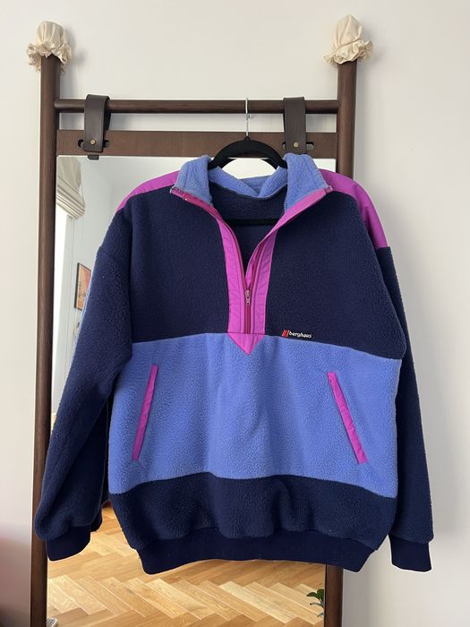 Retro Polar Berghaus XL granatowo-fioletowy