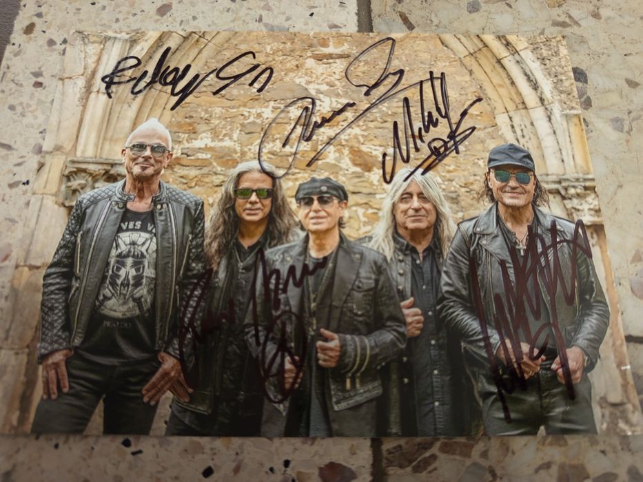 SCORPIONS! Zdjęcie z autografami!