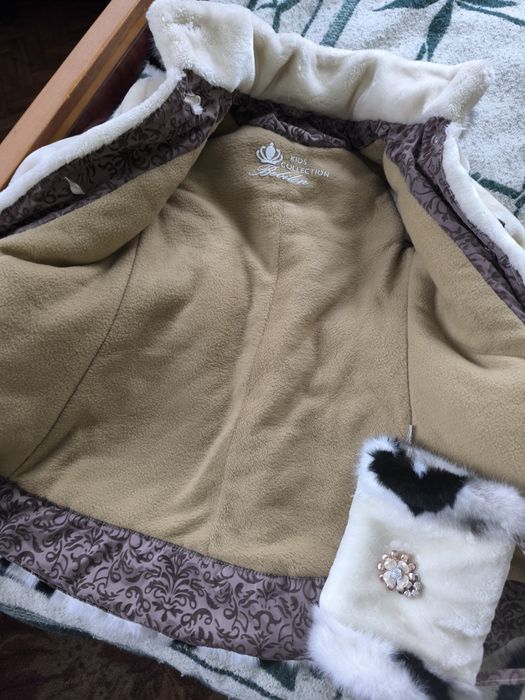 Шубка на дівчинку 135-140