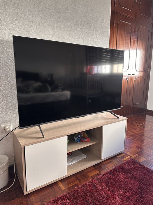 TCL 55C655 QLED 55” 4K Ultra HD Smart TV + Mesa – Como Nova