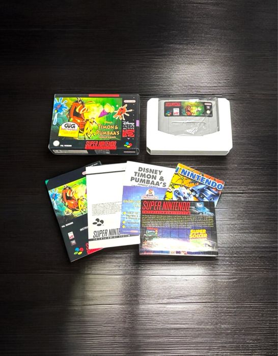 Super Nintendo Timon e Pumba Game