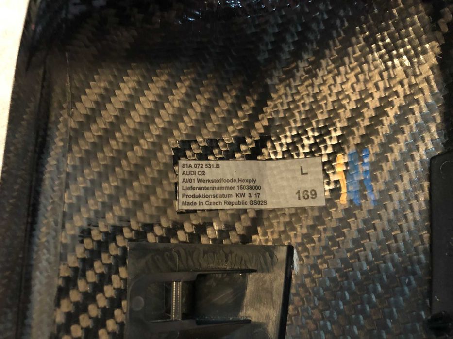 Capas de Espelho Retrovisor em Fibra de Carbono — Originais Audi