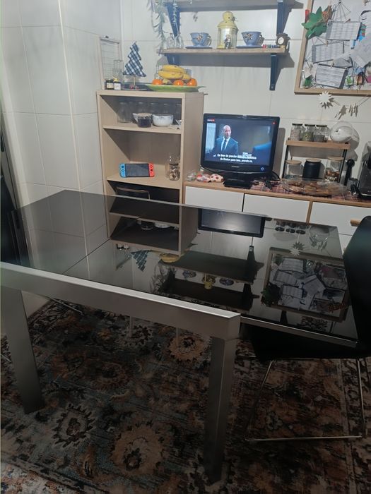 Mesa de cozinha extensível