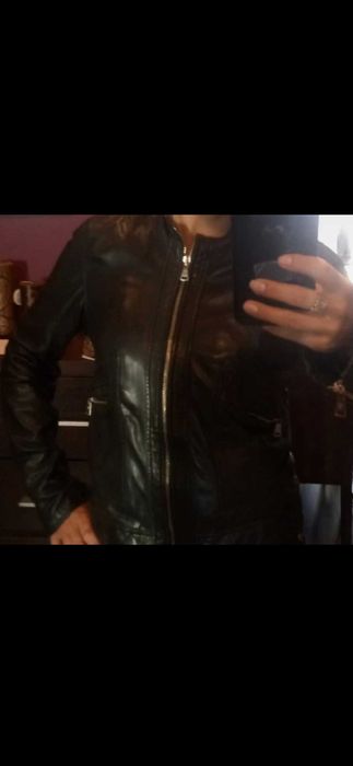 Skórzana kurtka Massimo Dutti